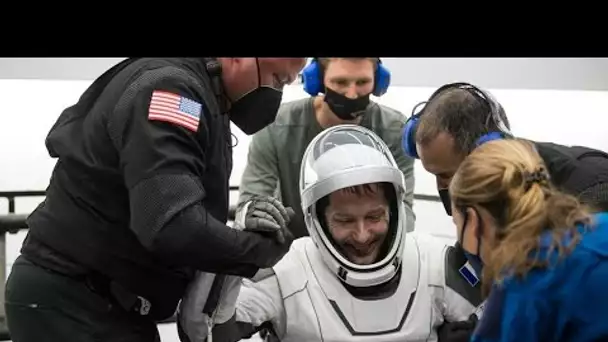 Après six mois dans l'espace, l'astronaute français Thomas Pesquet est de retour sur Terre