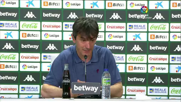 Rueda de prensa Real Betis vs SD Huesca