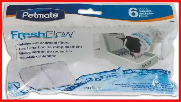 Petmate 6 Count Fresh Flow Replacement Filter