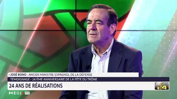 José Bono : le Sahara ne sera jamais un Etat et le moment est venu de saisir la main tendue du Roi