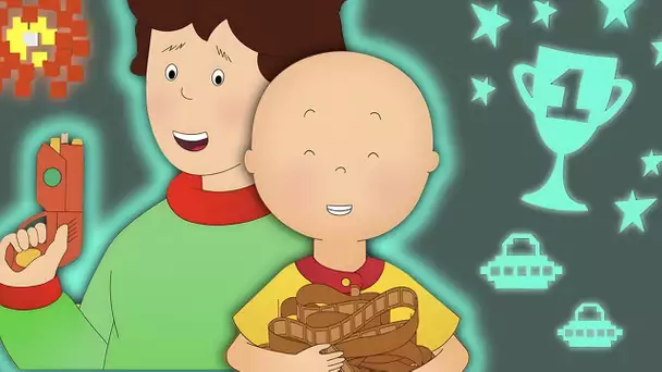 Caillou et Papa à l'Arcade | Caillou en Français | WildBrain Enfants