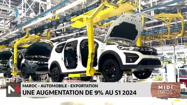 Maroc-automobile-exportation : une augmentation de 9% au s1 2024