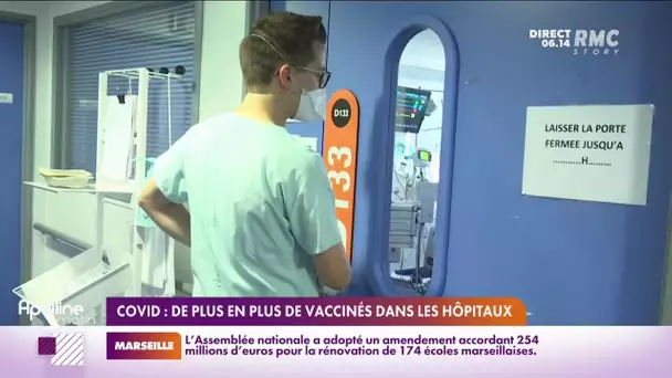 De plus en plus de vaccinés: le profil des personnes hospitalisées à cause du Covid-19 change