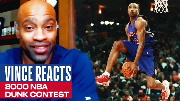 Vince Carter React To His ICONIC 2000 Slam Dunk Contest With Quentin Ricardson👀🔥