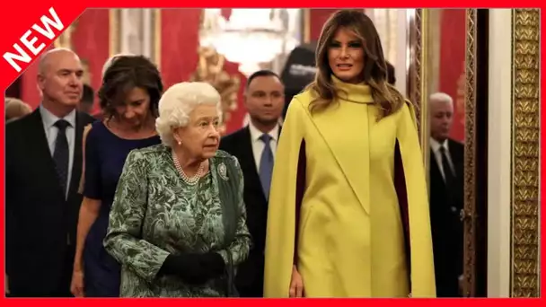 ✅  Melania Trump aux petits soins pour Elizabeth II : ce cadeau remarqué