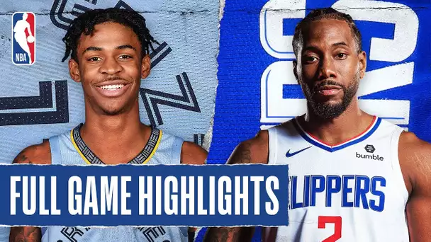 GRIZZLIES at CLIPPERS | FULL GAME HIGHLIGHTS | February 24, 2020