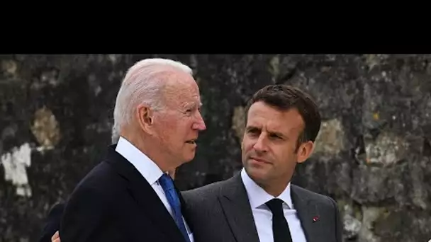 Tête-à-tête avec Biden, grand dîner chic… Le deuxième jour de la visite d'État de Macron à Washin…