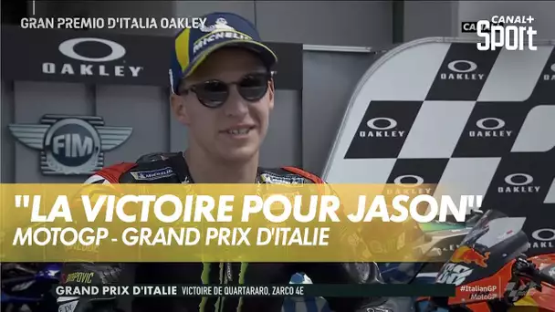 Quartararo : "Cette victoire est pour Jason"