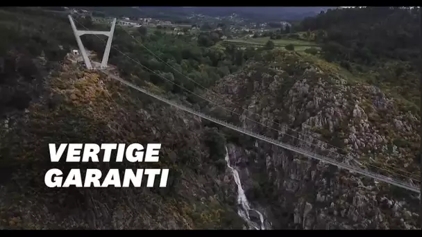 Le Portugal inaugure le pont suspendu le plus long du monde, vertige garanti