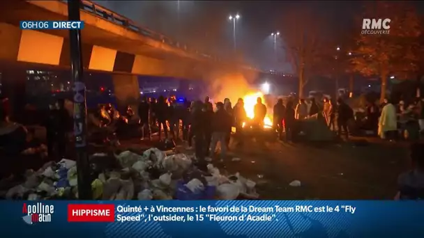 Des migrants n’ont pas été relogés après l’évacuation de leur campement à Saint-Denis