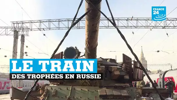 Russie : un train exhibe les trophées de guerre en Syrie