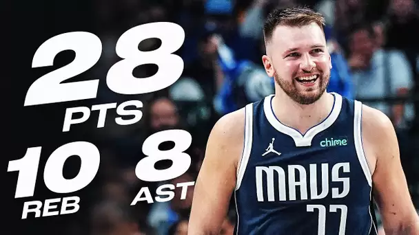 Luka Doncic Drops Near Triple-Double In Game One | October 24, 2024