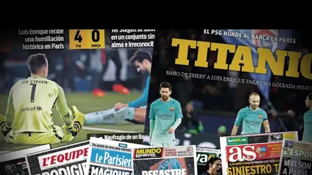 La folle revue de presse après PSG-Barça : 4-0 !