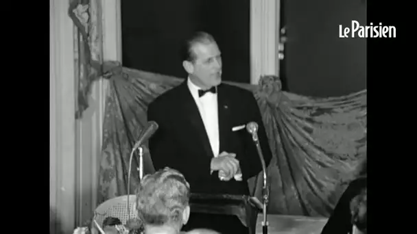 21 décembre 1966, le discours plein d'humour du Prince Philip à l'Elysée