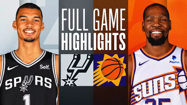 SPURS at SUNS | FULL GAME HIGHLIGHTS | November 2, 2023