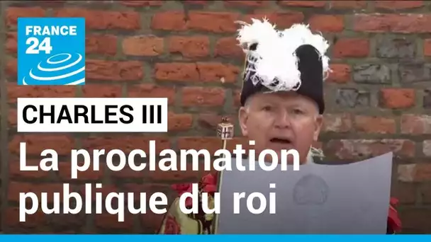 REPLAY - Revivez la proclamation publique du nouveau roi Charles III • FRANCE 24