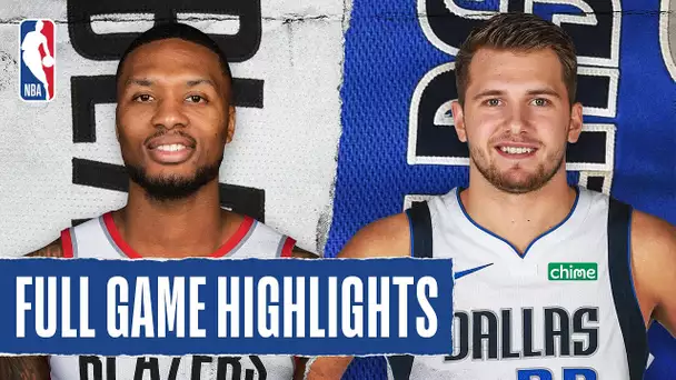 TRAIL BLAZERS at MAVERICKS | FULL GAME HIGHLIGHTS | August 11, 2020