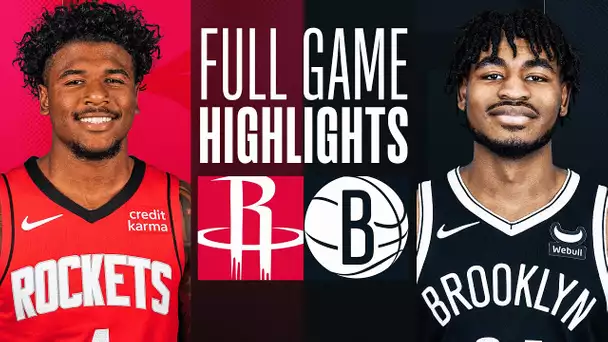 ROCKETS at NETS | FULL GAME HIGHLIGHTS | January 27, 2024