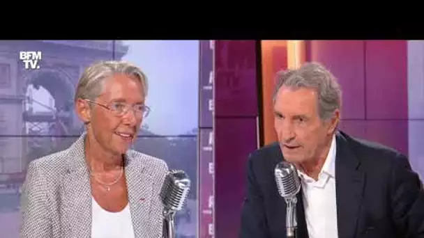 Elisabeth Borne face à Jean-Jacques Bourdin