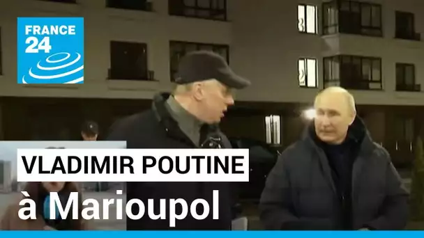 Poutine s'est rendu à Marioupol dévastée, première visite en zone conquise • FRANCE 24