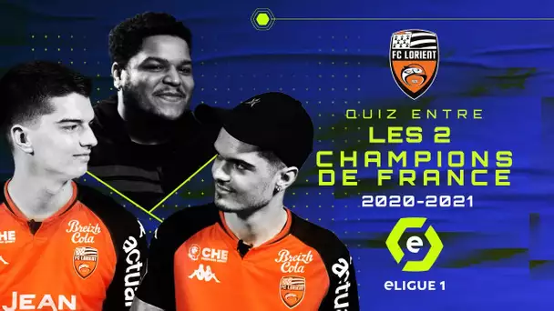 eLigue 1 : Quiz entre les deux Champions de France, Fouma et Leandro Peixoto, joueurs du FC Lorient