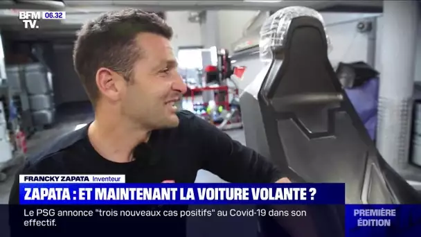 Franky Zapata nous ouvre les portes de son atelier où se cache sa voiture volante