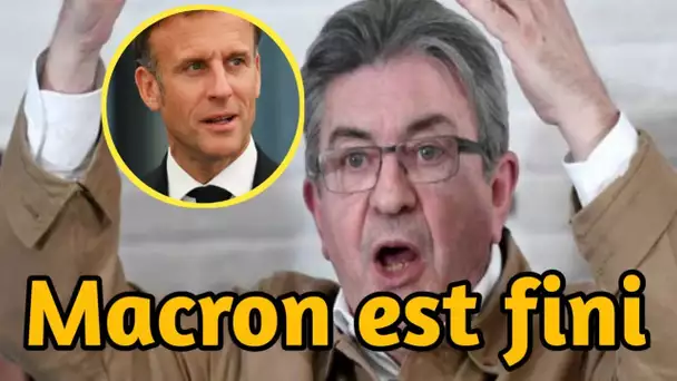 Jean-Luc Mélenchon critique sévèrement le président Macron et annonce la fin de son règne