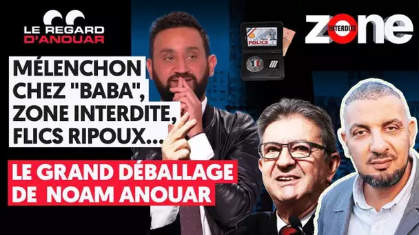 MÉLENCHON CHEZ "BABA", ZONE INTERDITE, FLICS RIPOUX... : LE GRAND DÉBALLAGE DE NOAM ANOUAR