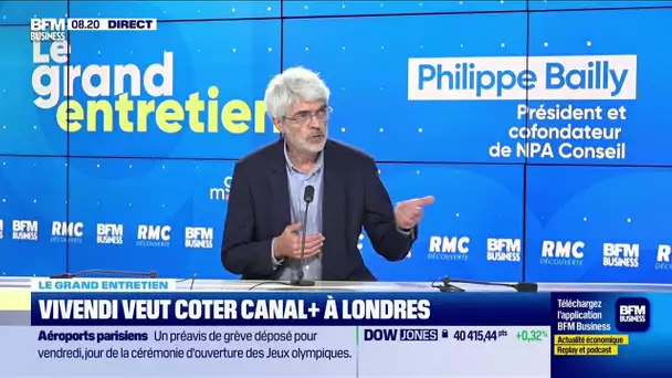 Philippe Bailly (NPA Conseil) : Vivendi veut coter Canal+ à Londres