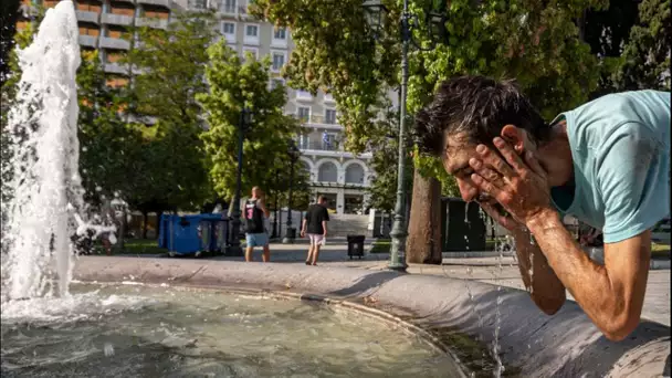 Canicule : «probablement» le plus long épisode de l'histoire en Grèce, mercure en hausse aux État…