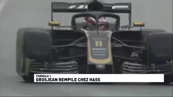 Grosjean rempile chez Hass