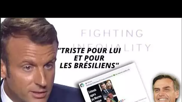 Emmanuel Macron répond très sèchement à Bolsnaro qui a insulté Brigitte