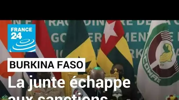 Le Burkina Faso échappe à de nouvelles sanctions ouest-africaines • FRANCE 24