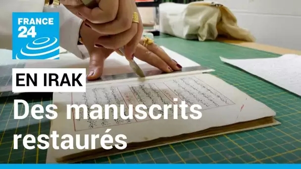 En Irak, la délicate restauration des manuscrits centenaires • FRANCE 24