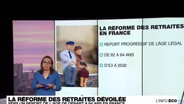 Réforme des retraites en France : vers un report de l'âge de départ à 64 ans • FRANCE 24