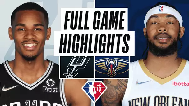 SPURS at PELICANS | FULL GAME HIGHLIGHTS | February 12, 2022