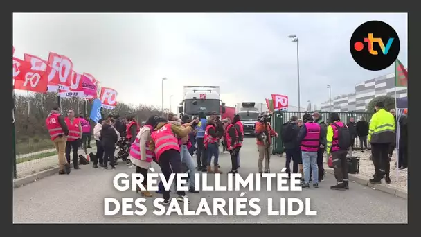 Grève illimitée des salariés Lidl