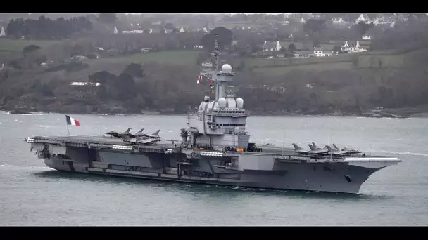 Suspicion de cas de Covid-19 à bord du porte-avions français Charles-de-Gaulle