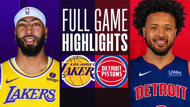 LAKERS at PISTONS | FULL GAME HIGHLIGHTS | November 29, 2023