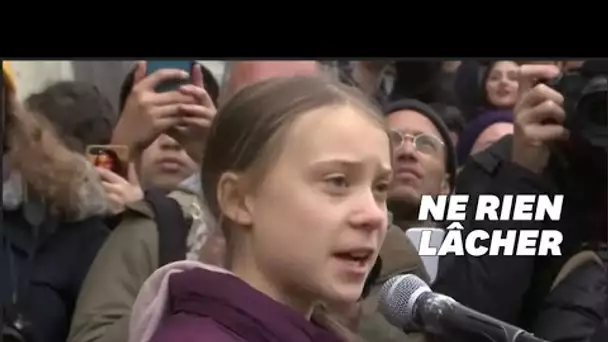 "Vous n'avez encore rien vu" lance Greta Thunberg aux dirigeants mondiaux de Davos