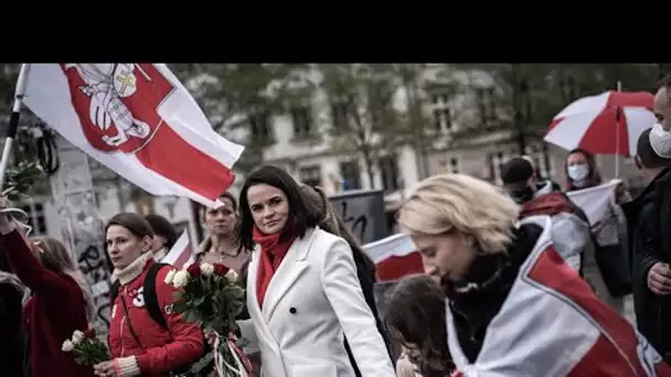 Manifestations en Biélorussie : l'opposante Svetlana Tikhanovskaïa appelle à la grève générale