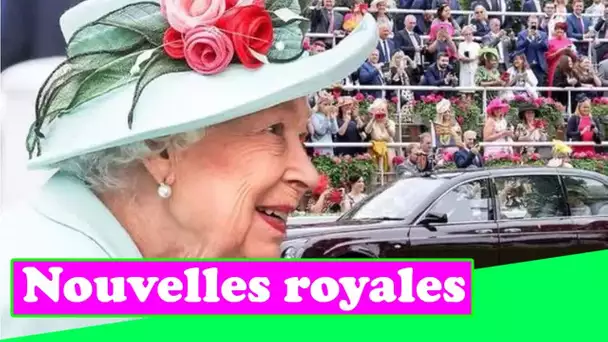 La reine ravit les fans royaux en vert alors qu'elle arrive à Royal Ascot après avoir raté quatre jo