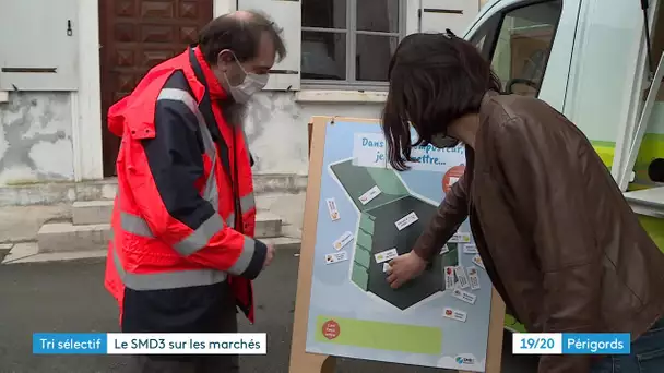 Tri sélectif des déchets : campagne d'information du SMD3 en Dordogne.