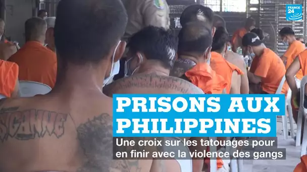 Prisons aux Philippines : une croix sur les tatouages de gangs pour renoncer à la violence