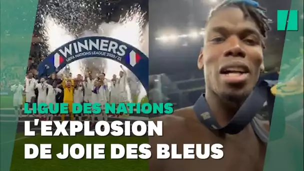 Espagne-France en Ligue des nations: les Bleus partagent leurs images de joie