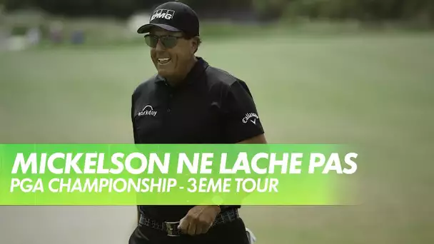 Magnifique sortie de bunker de Phil Mickelson