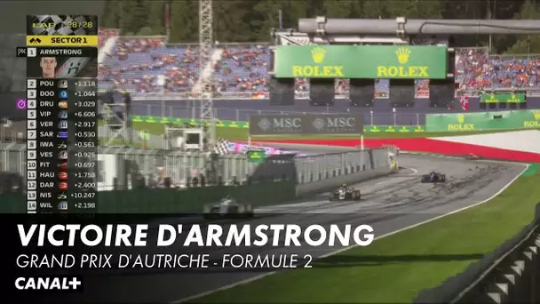 Victoire de Marcus Armstrong - Grand Prix d'Autriche - F2