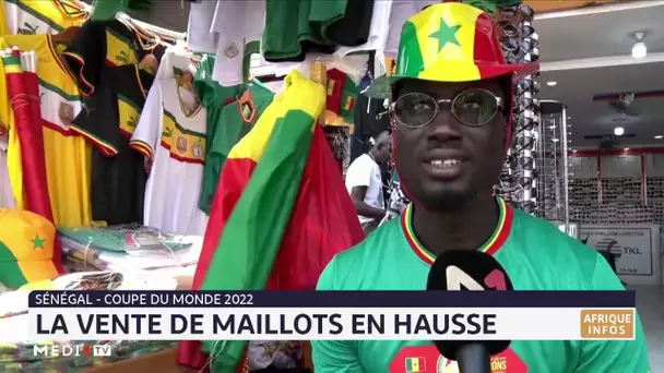 Qatar 2022 : la vente de maillots de l´équipe du Sénégal en hausse