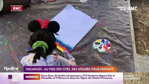 Vacances : à Marseille, des ateliers pour enfants au pied des cités