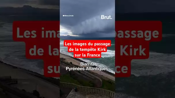 Les images du passage de la tempête Kirk sur la France